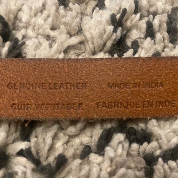 Frye Leather Belt Tan Lrg NWOT - Picture 7 of 9